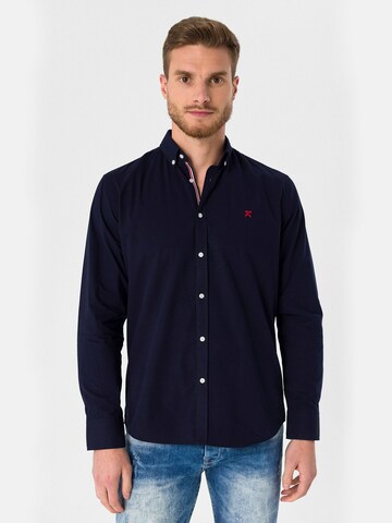 Coupe regular Chemise Jacey Quinn en bleu
