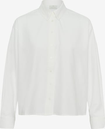 Kaffe - Blusa 'Vaiana' em branco: frente