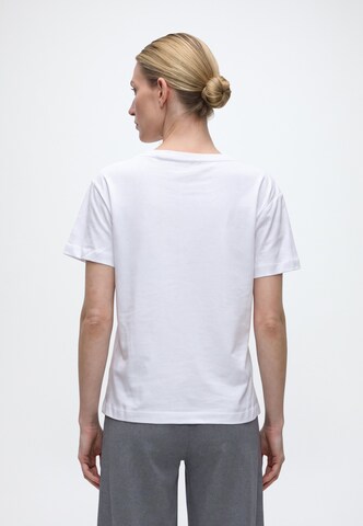 EINSTEIN & NEWTON Shirt 'Französischer Dackel' in White: back