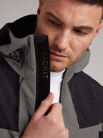 JACK1T Weatherproof jacket 'Krypton' in Grey
