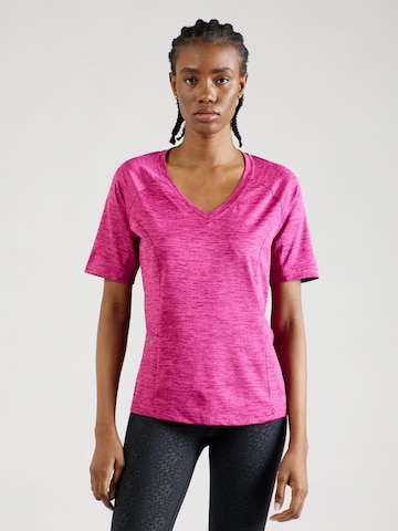 T-shirt fonctionnel 'JOAN' ONLY PLAY en rose : devant