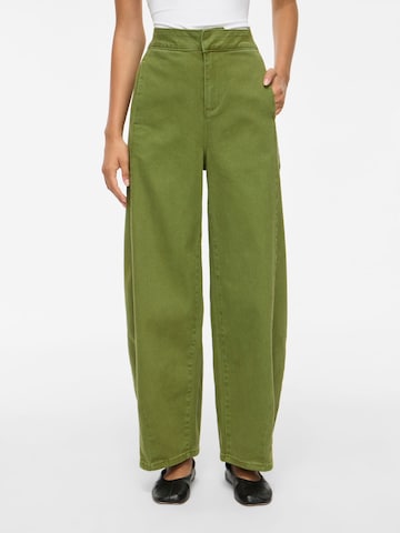 VILA Barrel Jeans 'VIChia' in Green: front
