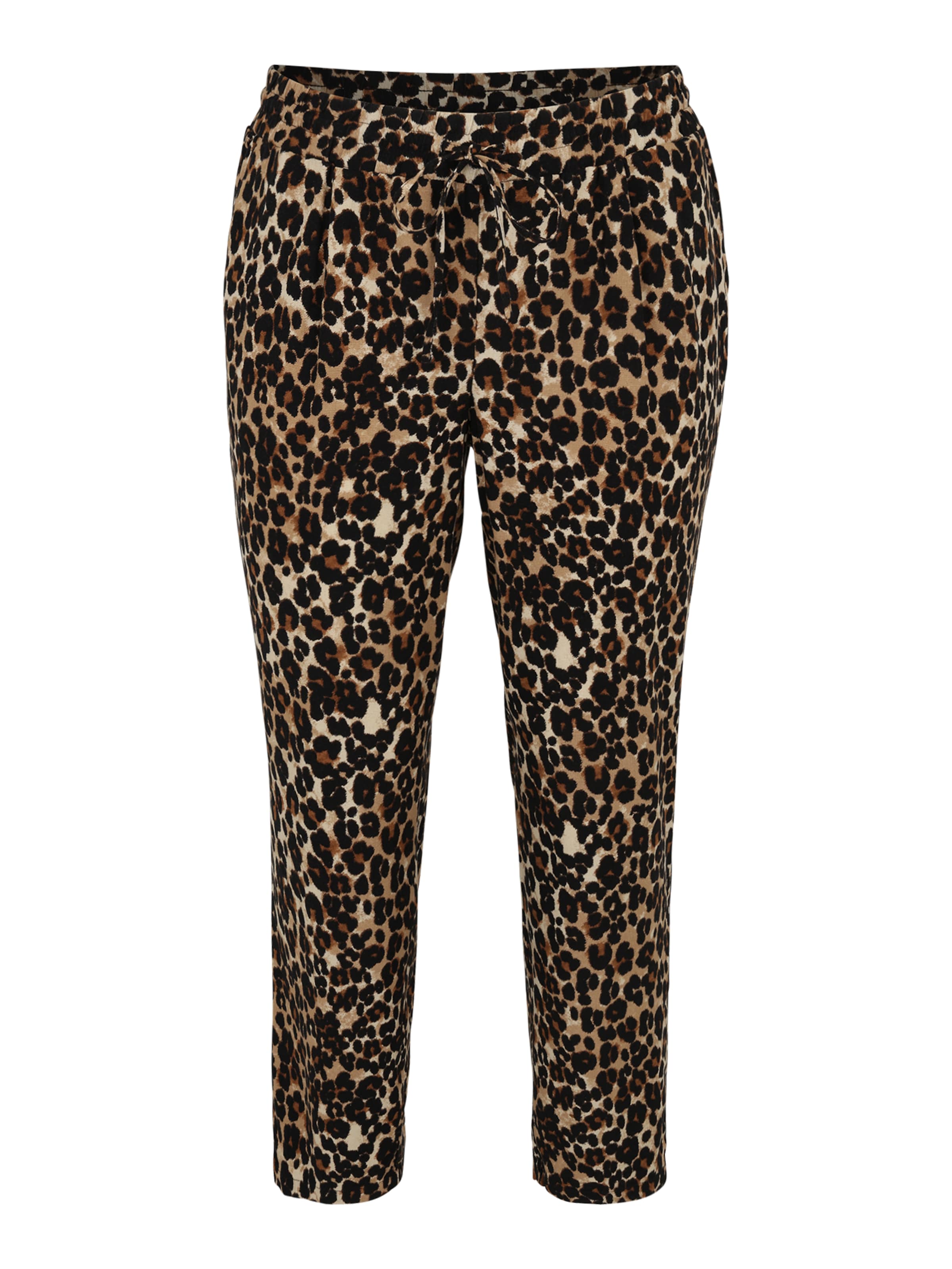 Vero Moda Curve regular Παντελόνι πλισέ 'VMJESMILO' σε καφέ: μπροστά