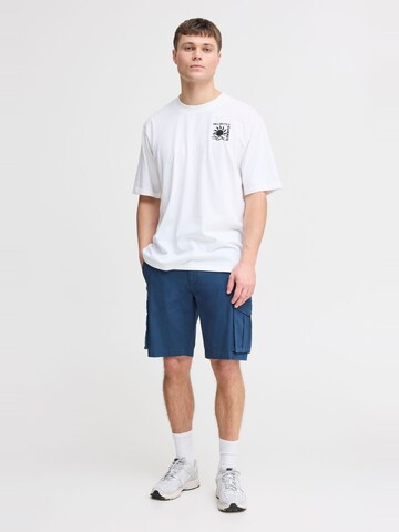 !Solid Regular Cargo trousers 'SDKarim' in Blue: front