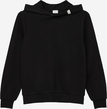 s.Oliver Sweatshirt in Schwarz: predná strana