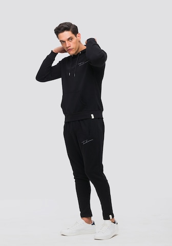 Tom Barron Jogginganzug mit Label-Print in Schwarz