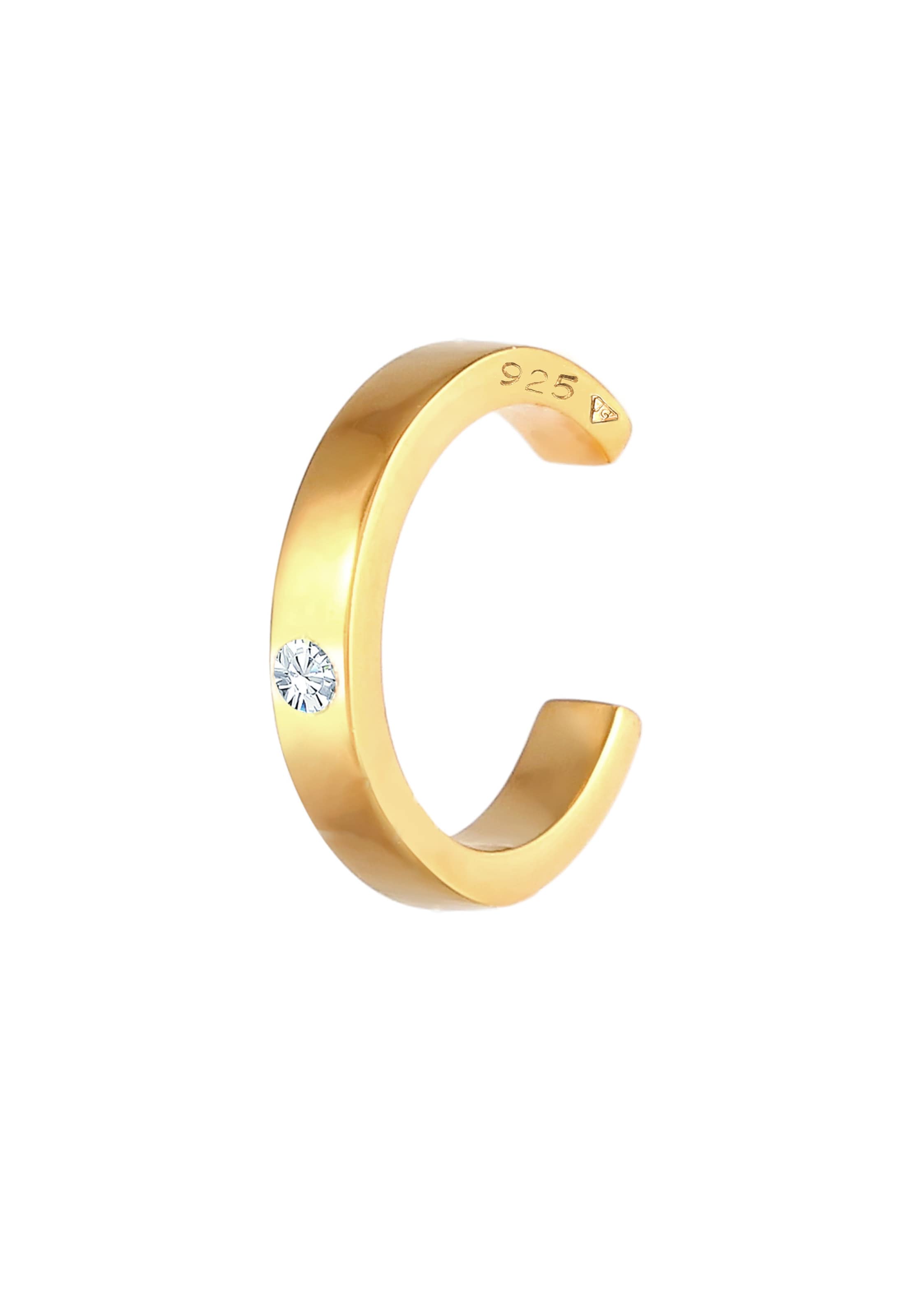 ELLI Ohrringe Earcuff in Gold: Vorderseite