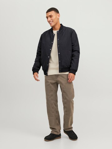 JACK & JONES - Chaqueta de entretiempo 'Warrior' en negro