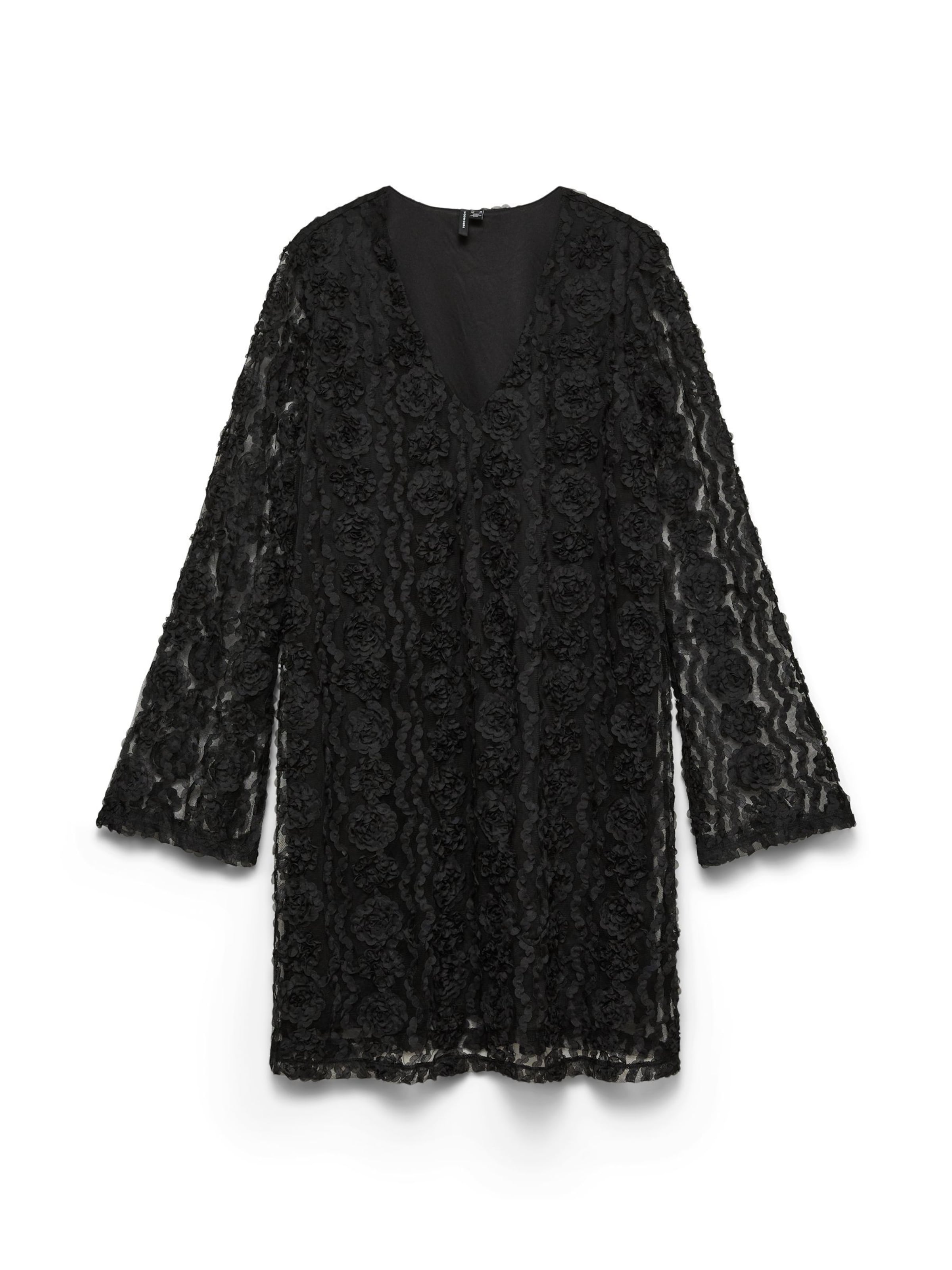 VERO MODA Jurk 'VMFLORENCE' in Zwart: voorkant