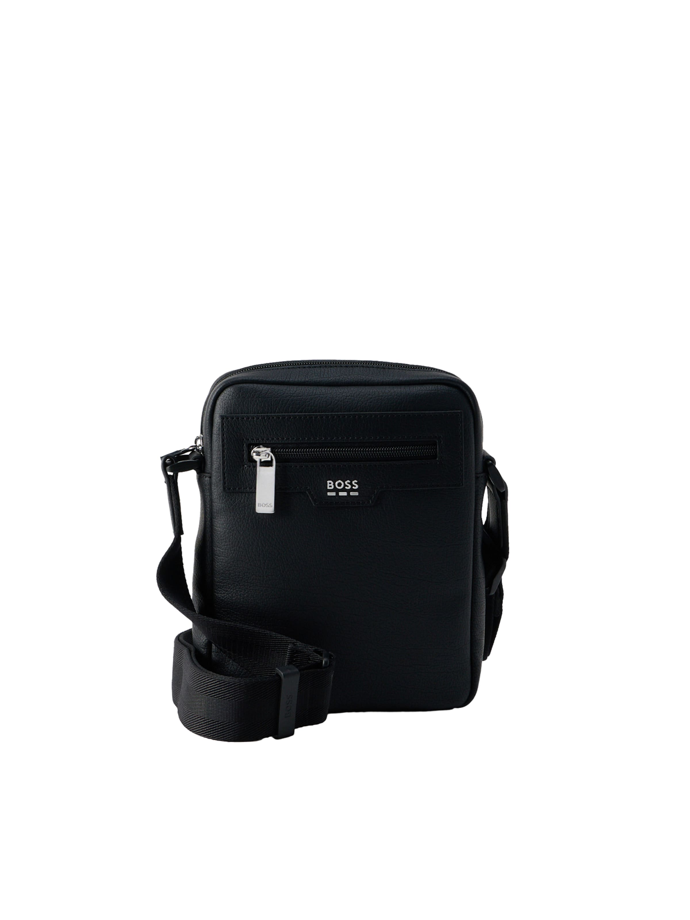 BOSS Válltáska 'Lewys_NS' - fekete: elől