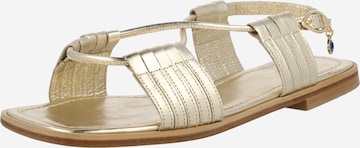 Marietta's Fantasy Sandals 'EMILIA' in Gold: front