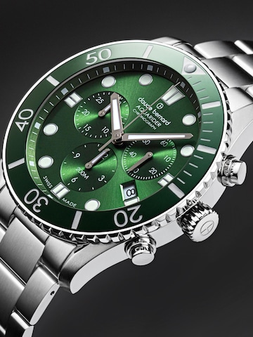 Claude Bernard Analog Watch 'Aquarider Chronograph' in Green