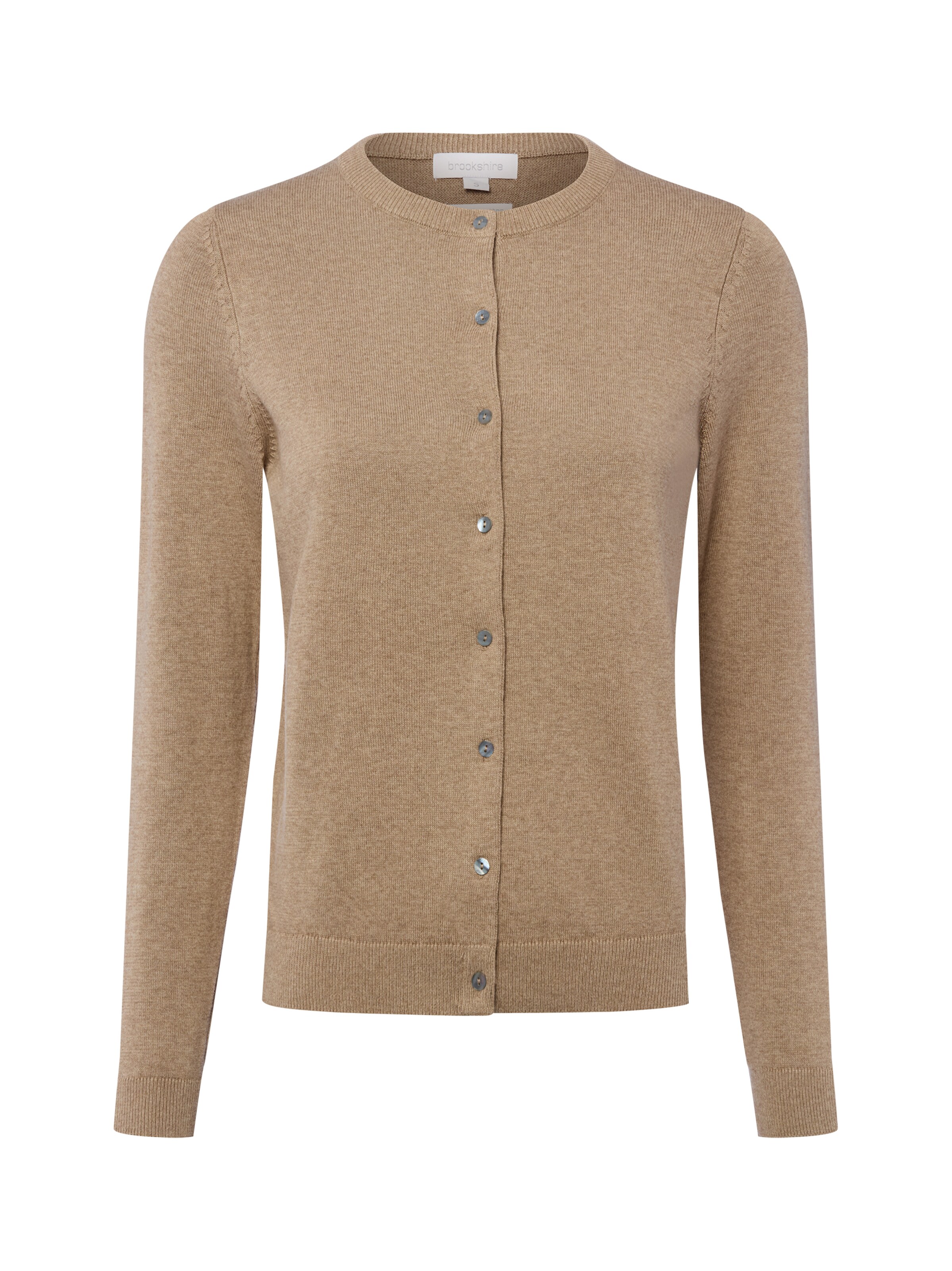 Brookshire Strickjacke in Grau: Vorderseite