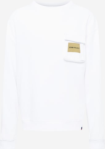 Denim Project Sweatshirt 'FILIPPO' in White: front