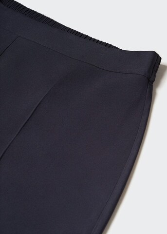 MANGO Zvonové kalhoty Kalhoty s puky 'Lido' – modrá