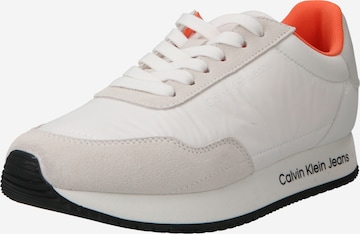 Sneaker bassa di Calvin Klein Jeans in bianco: frontale