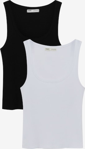 Pull&Bear Top in Black: front