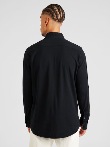 Abercrombie & Fitch Přiléhavý střih Košile – černá