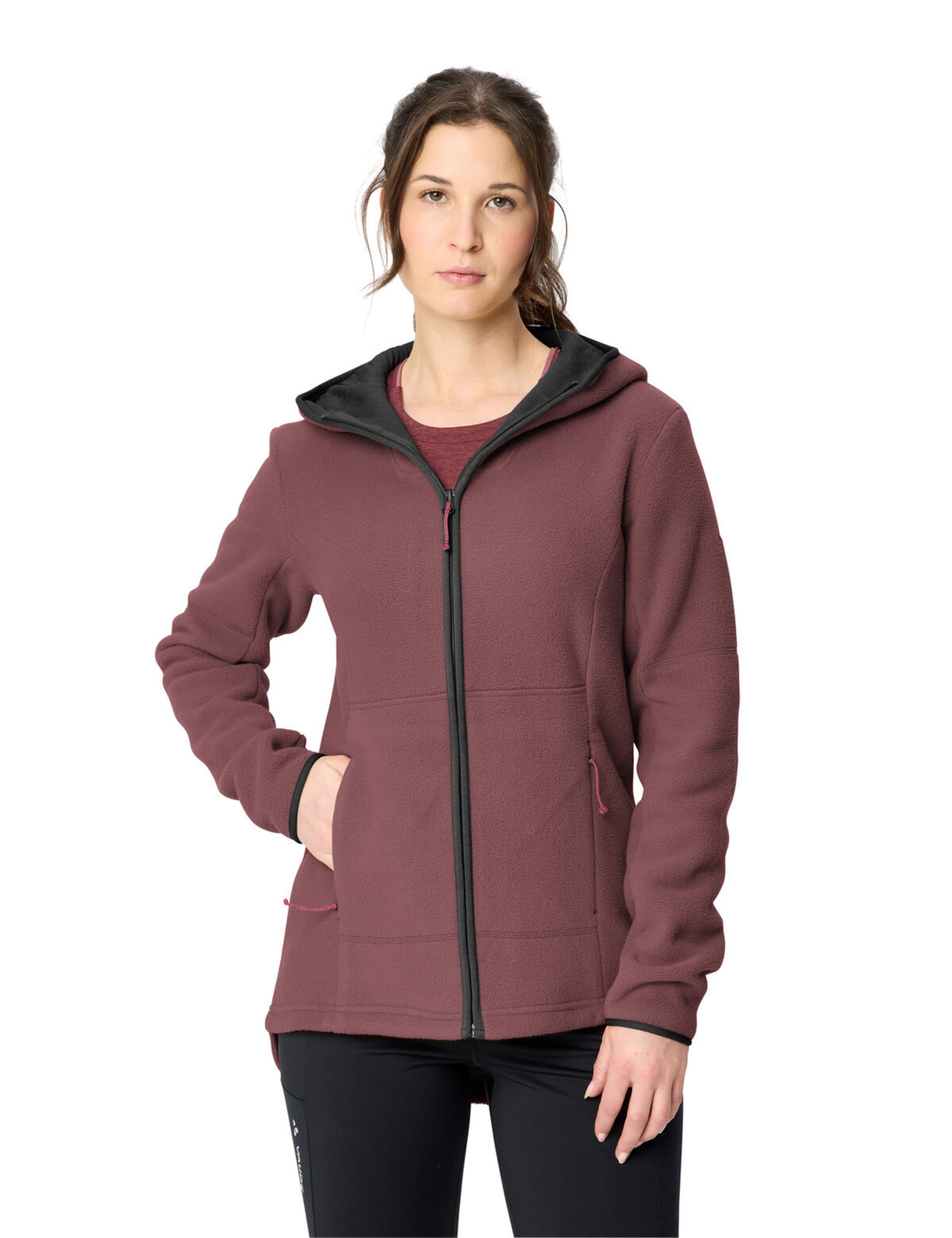 VAUDE Funktionsfleecejacke 'Neyland II' in Rot: Vorderseite