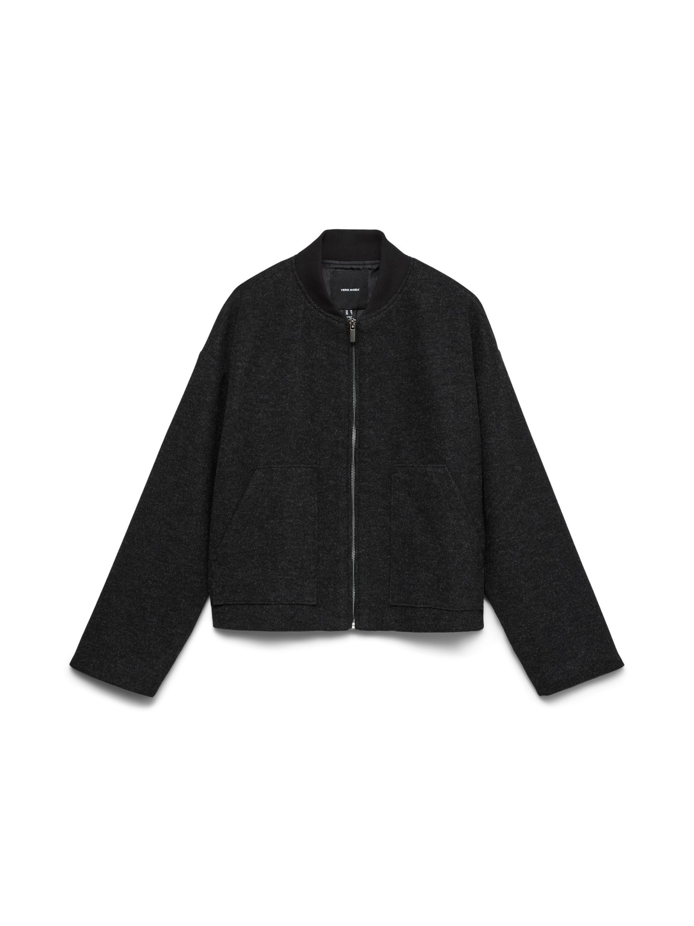 VERO MODA - Chaqueta de entretiempo 'VMIda' en negro: frente