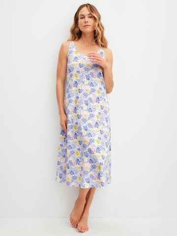 Camicia da notte 'Coastal Dreams' di CALIDA in blu