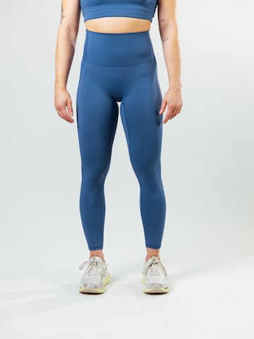 Lifters Slimfit Leggings 'Race Sport' in Blau: Vorderseite
