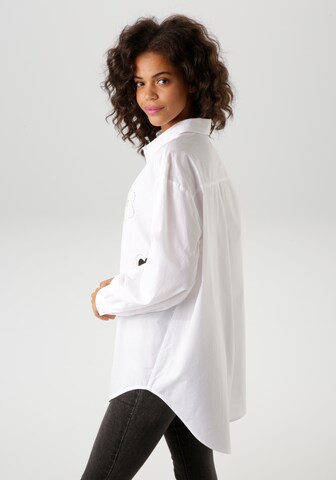 Aniston CASUAL Bluse in Weiß