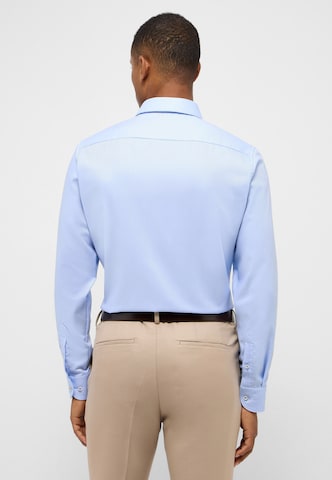 ETERNA Slim fit Button Up Shirt in Blue