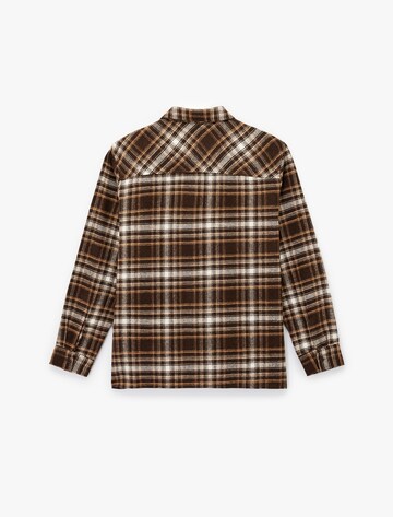 Koton Regular Fit Hemd in Braun