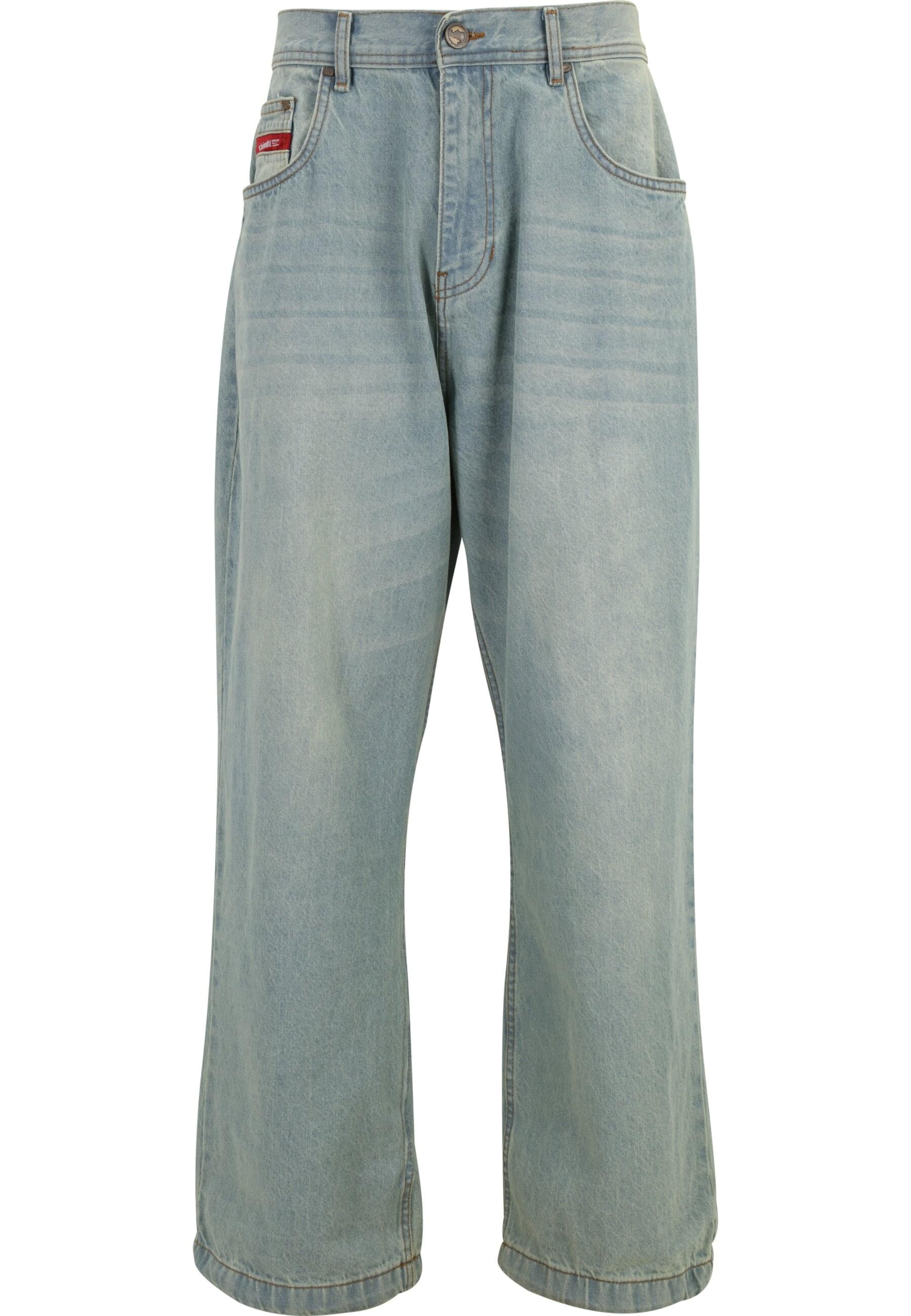 Ecko Unlimited Loose fit Jeans 'Fat Bro' in Blue: front