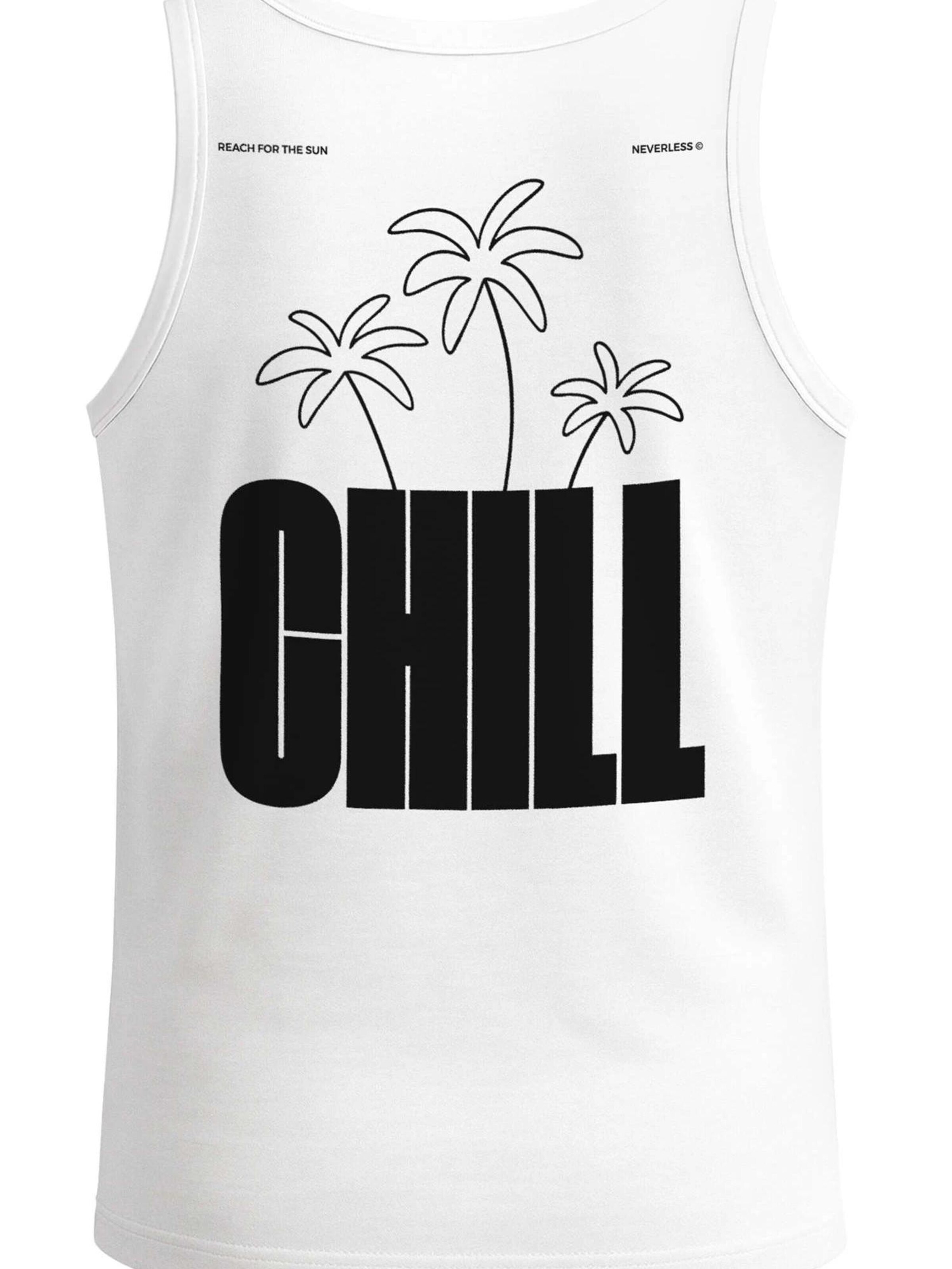 Neverless Shirt 'Chill'‌‌‌ in Weiß
