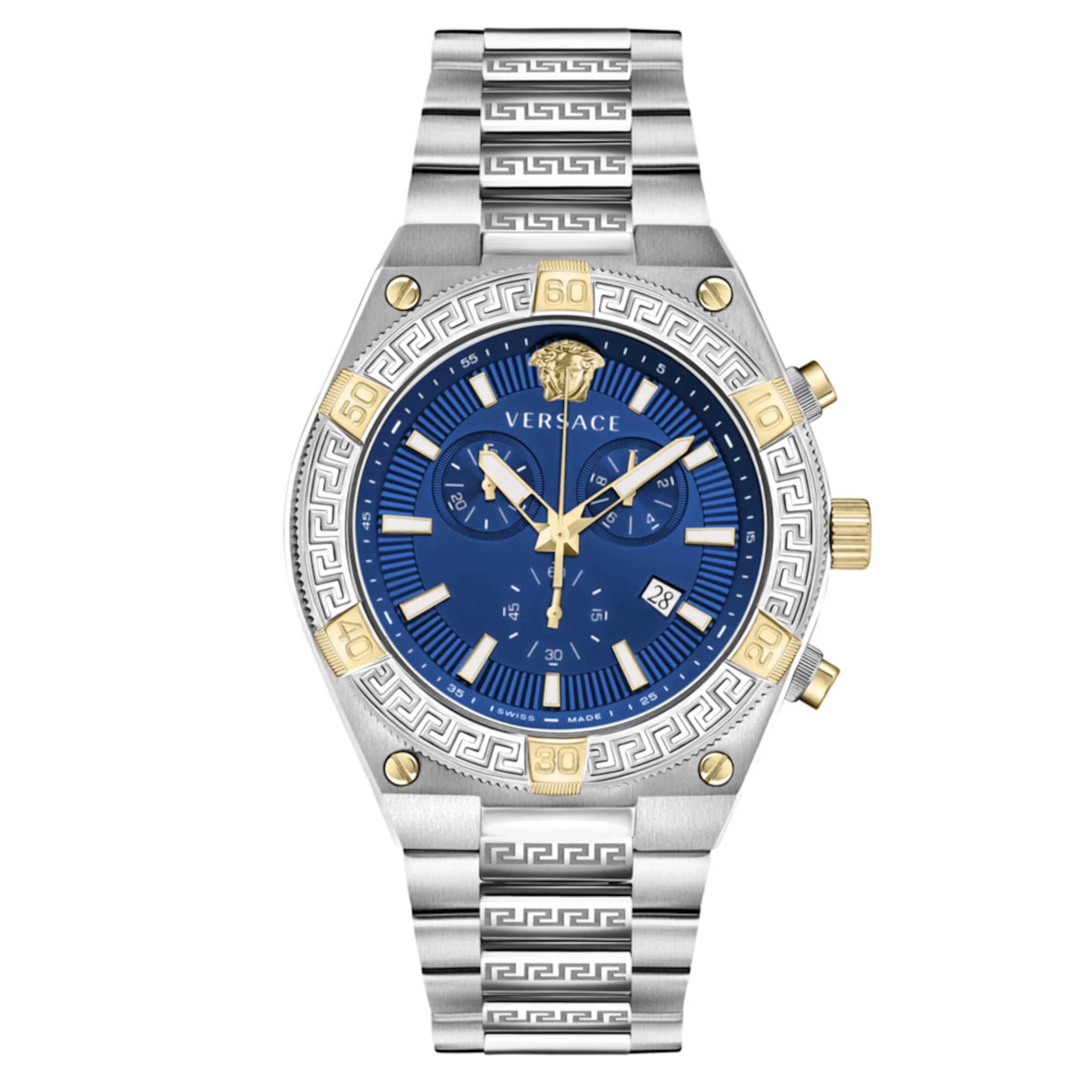 VERSACE Analog Watch in Silver: front