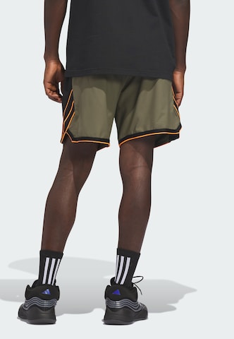 ADIDAS PERFORMANCE Loosefit Sportshorts 'Crazy Lite' in Grün