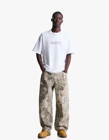 Bershka Baggy Farmer - zöld: elől