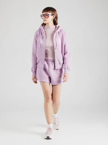 Abercrombie & Fitch Sweat jacket in Purple