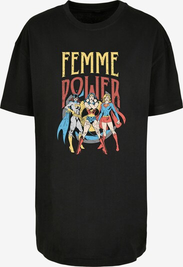 F4NT4STIC T-Shirt 'DC Comics Wonder Woman Femme Power' in blau / gelb / rot / schwarz, Produktansicht