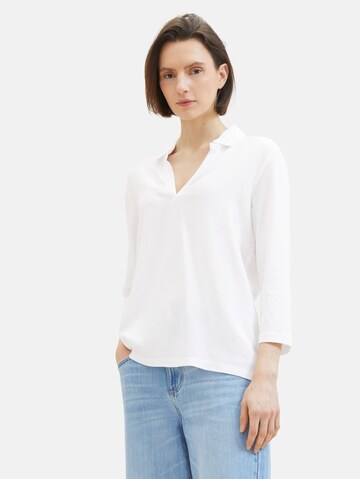 TOM TAILOR - Blusa em branco