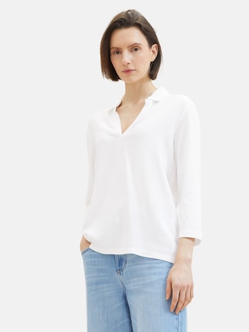 TOM TAILOR Blouse in Wit