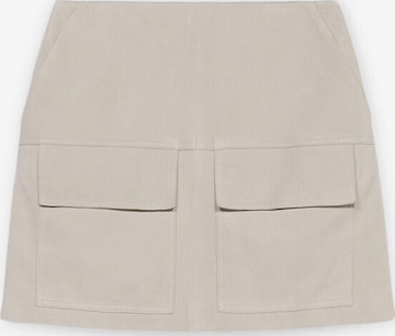 Jupe Trussardi en beige : devant