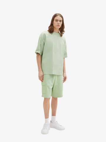 TOM TAILOR DENIM Skjorte i grønn