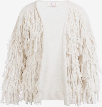 Cardigan IZIA en blanc : devant