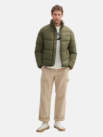TOM TAILOR DENIM Winterjas in Groen