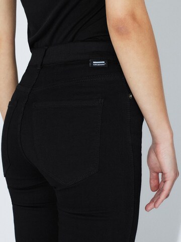 Dr. Denim Tall Slimfit Jeans 'Lexy' in Zwart