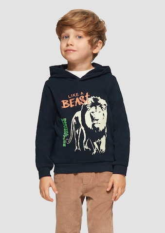 s.Oliver Sweatshirt in Blau: Vorderseite