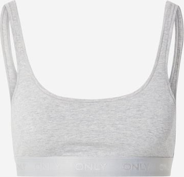 ONLY - Soutien 'ONLCOOL' em cinzento: frente