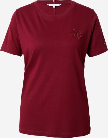 TOMMY HILFIGER T-Shirt in Rot: predná strana