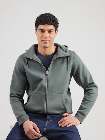 Veste de survêtement Vintage Industries en gris : devant