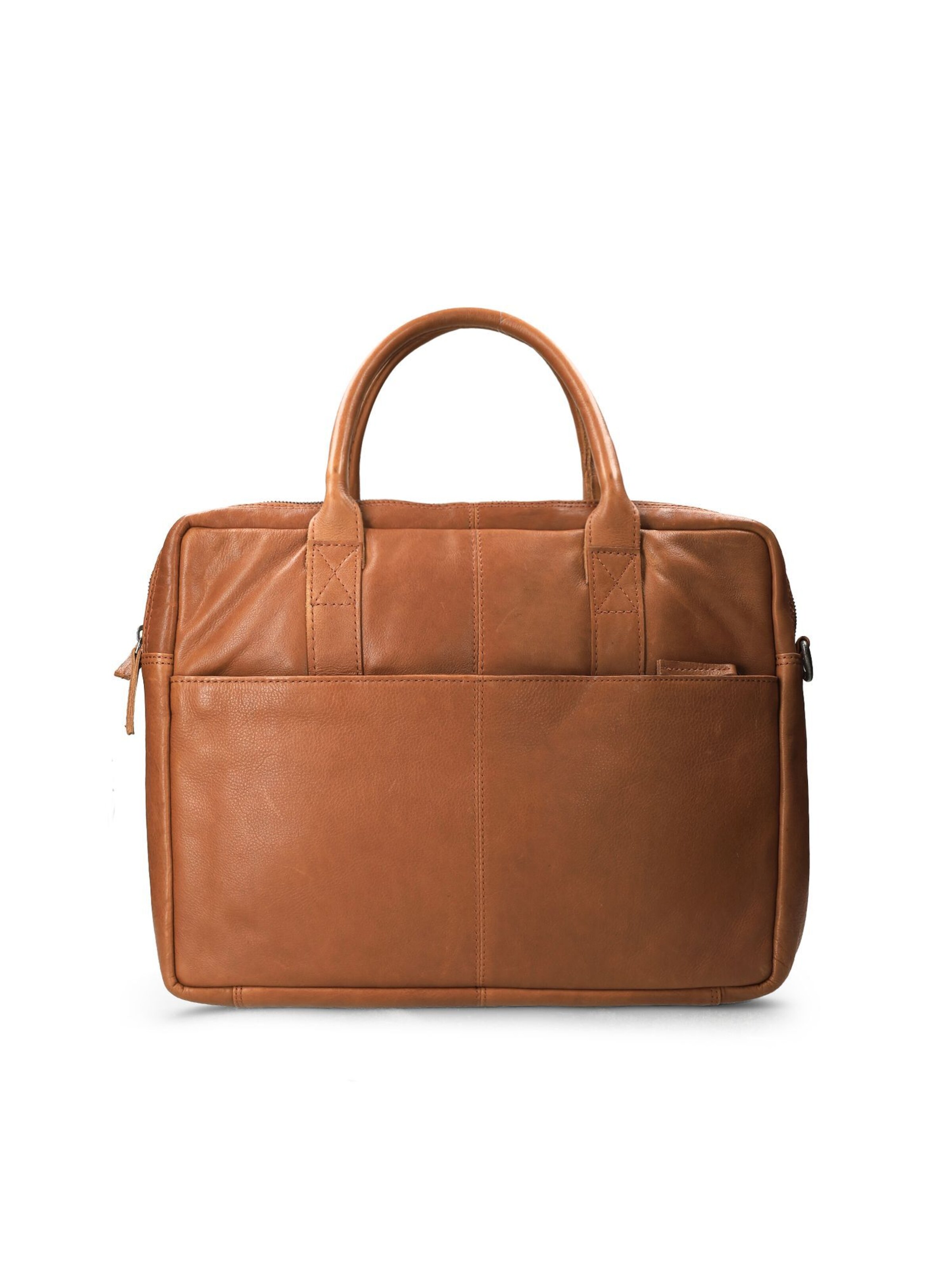 MANFIELD Laptoptasche in Braun: Vorderseite