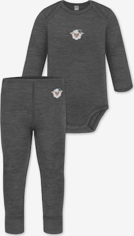 Barboteuse / body normani en gris : devant