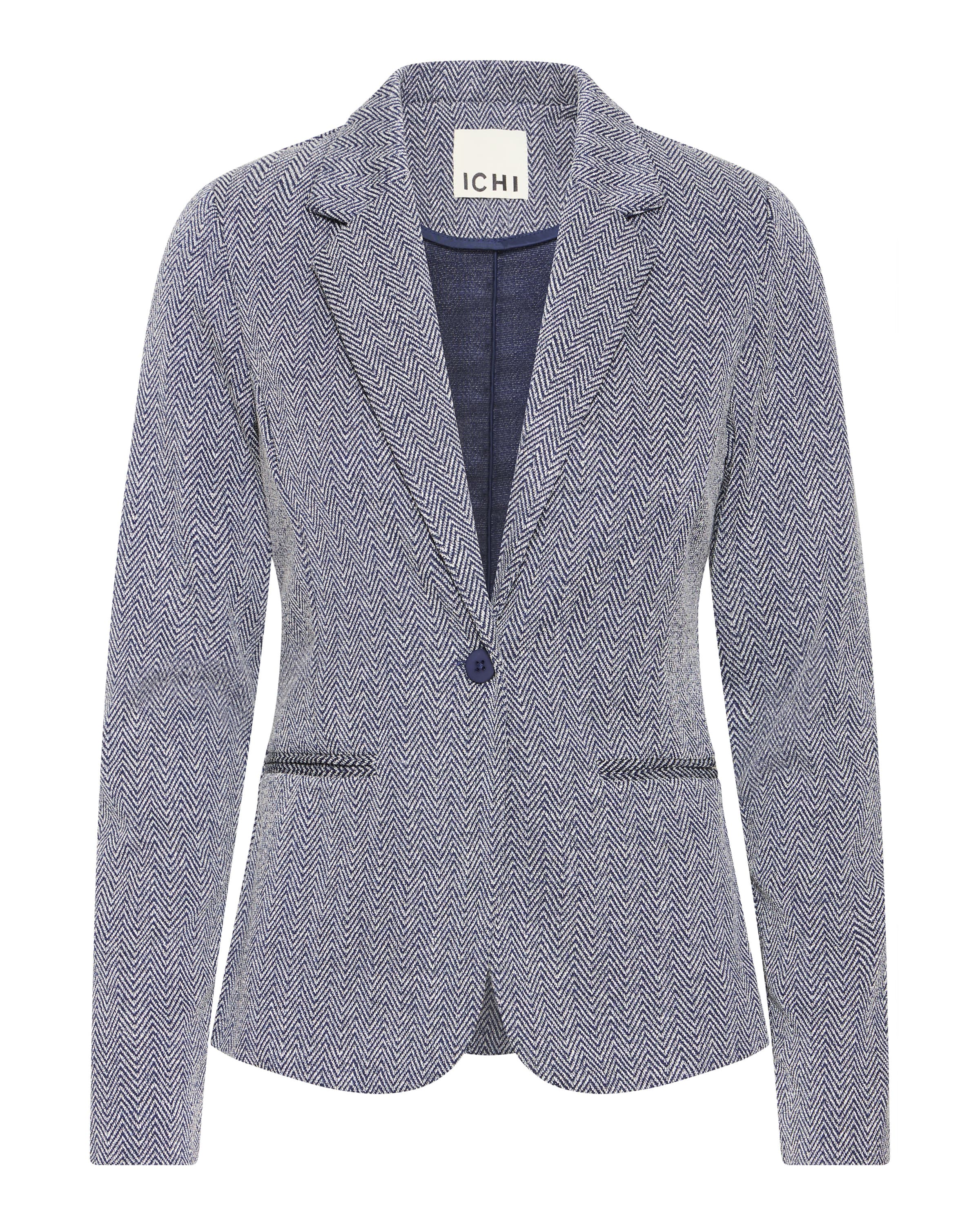 ICHI Blazers 'ICHKate' in Blauw: voorkant